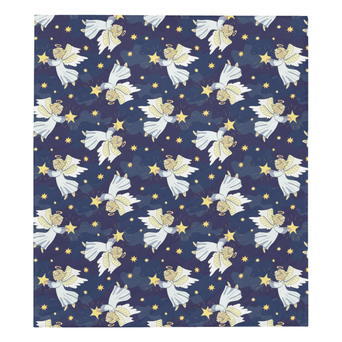 Angel Pattern Print Design 06 Premium Quilt