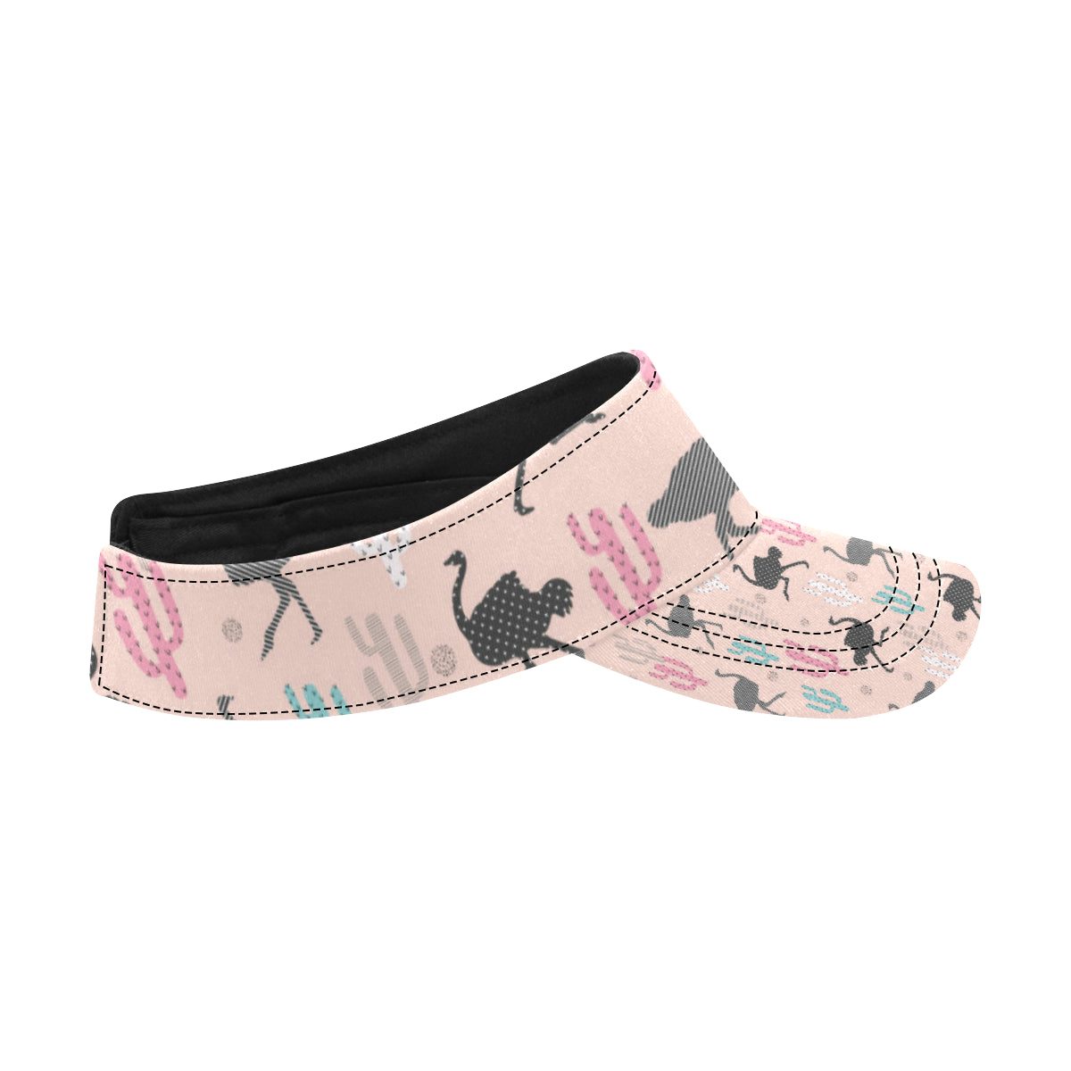 Ostrich Pattern Print Design 03 Unisex Sun Visor