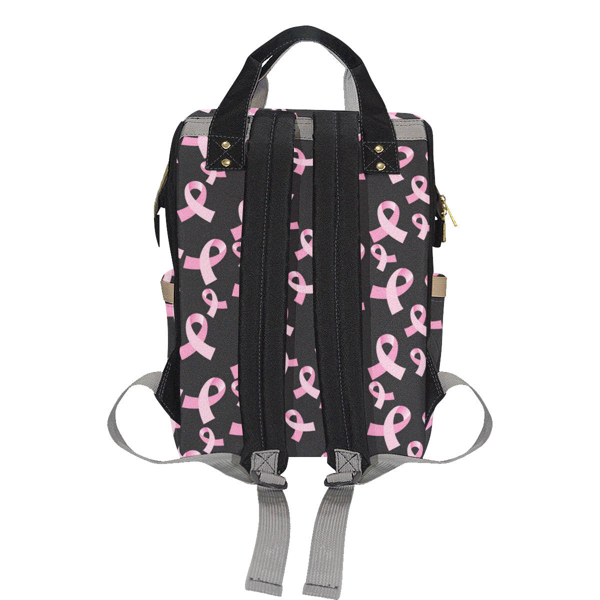 Breast Cancer Awareness Design Diaper Bag Backpack
