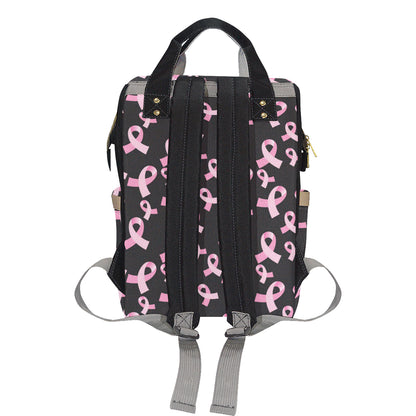 Breast Cancer Awareness Design Diaper Bag Backpack
