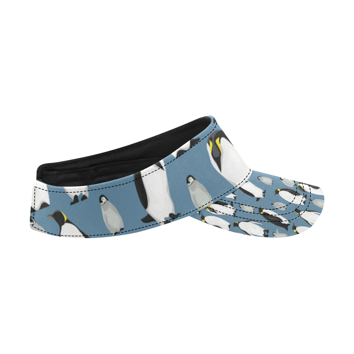 Penguin Pattern Print Design A03 Unisex Sun Visor