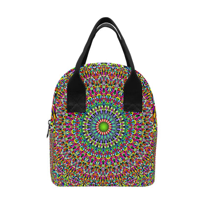 Bohemian Colorful Style Print Insulated Lunch Bag