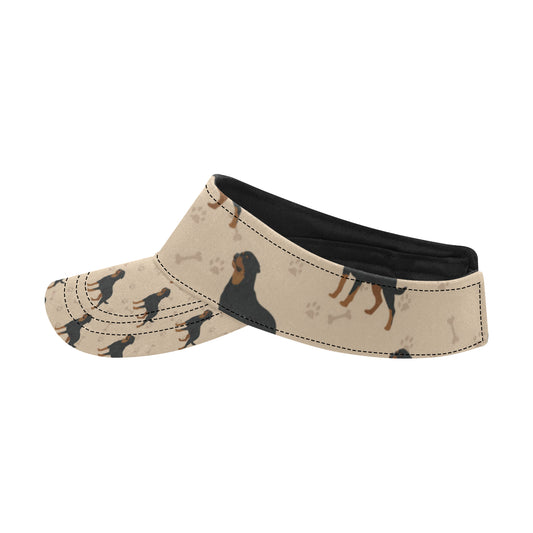 Rottweiler Pattern Print Design A01 Unisex Sun Visor