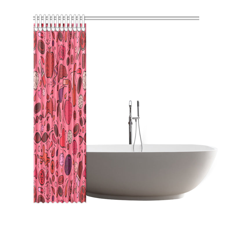 Phlebotomist Pattern Print Design A01 Shower Curtain