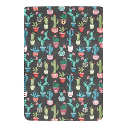 Cactus Pattern Print Design 02 Women's Trifold Wallet