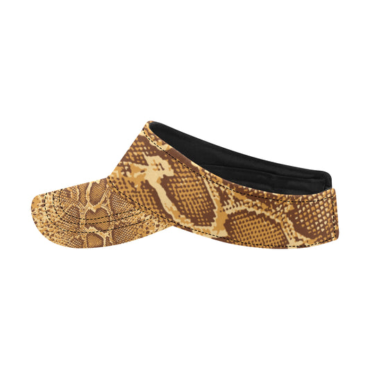 Python Brown Pattern Print Design A03 Unisex Sun Visor