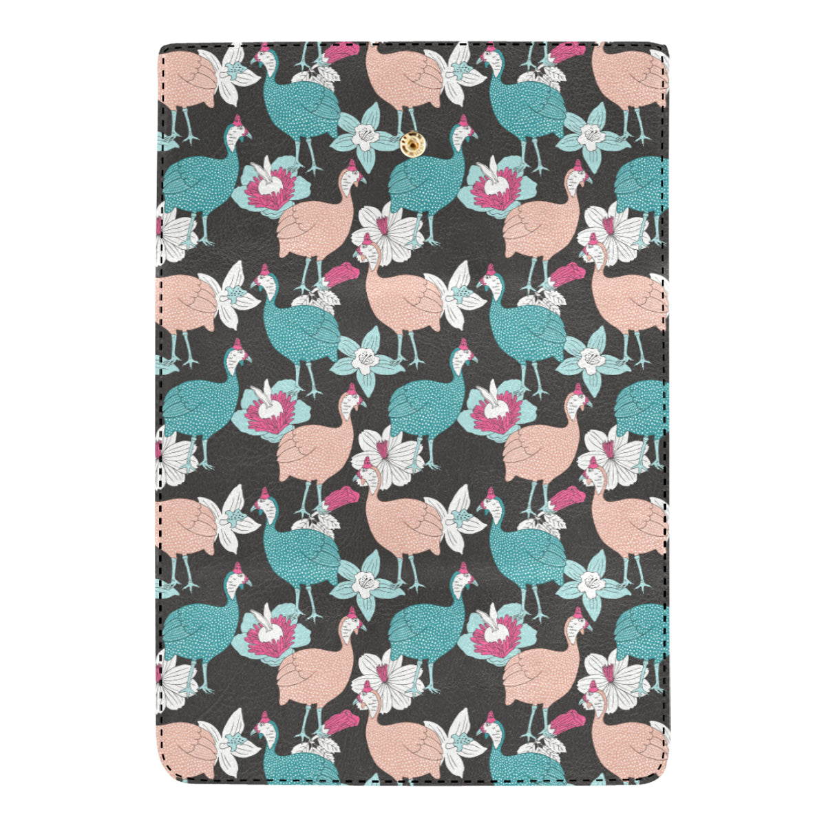 Guinea Fowl Pattern Print Design 03 Women's Trifold Wallet