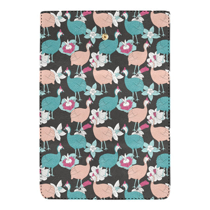 Guinea Fowl Pattern Print Design 03 Women's Trifold Wallet