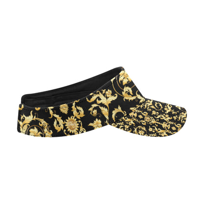 Baroque Golden Pattern Print Design 04 Unisex Sun Visor