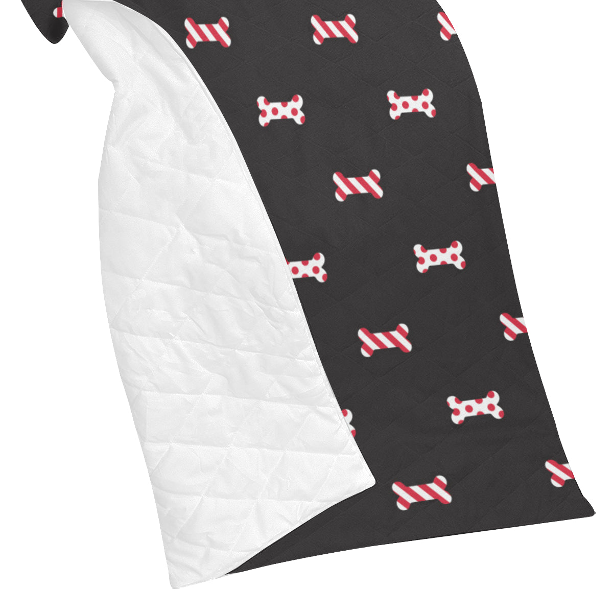 Dog Bone Pattern Print Design 04 Premium Quilt