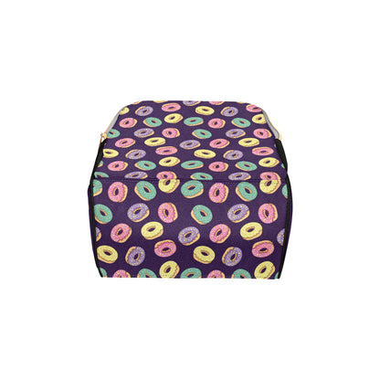 Donut Pattern Print Design DN08 Diaper Bag Backpack