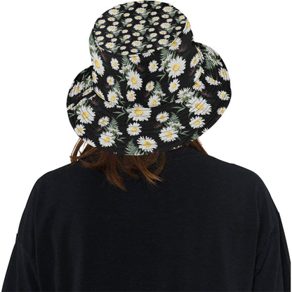 Daisy Pattern Print Design DS07 Unisex Bucket Hat