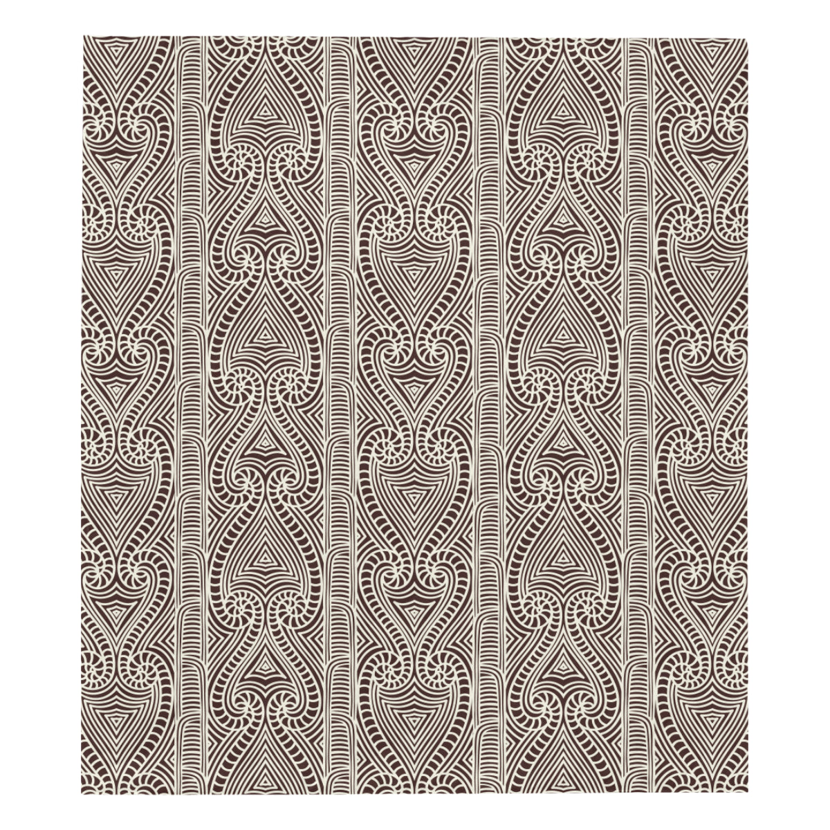 Maori Pattern Print Design 04 Premium Quilt