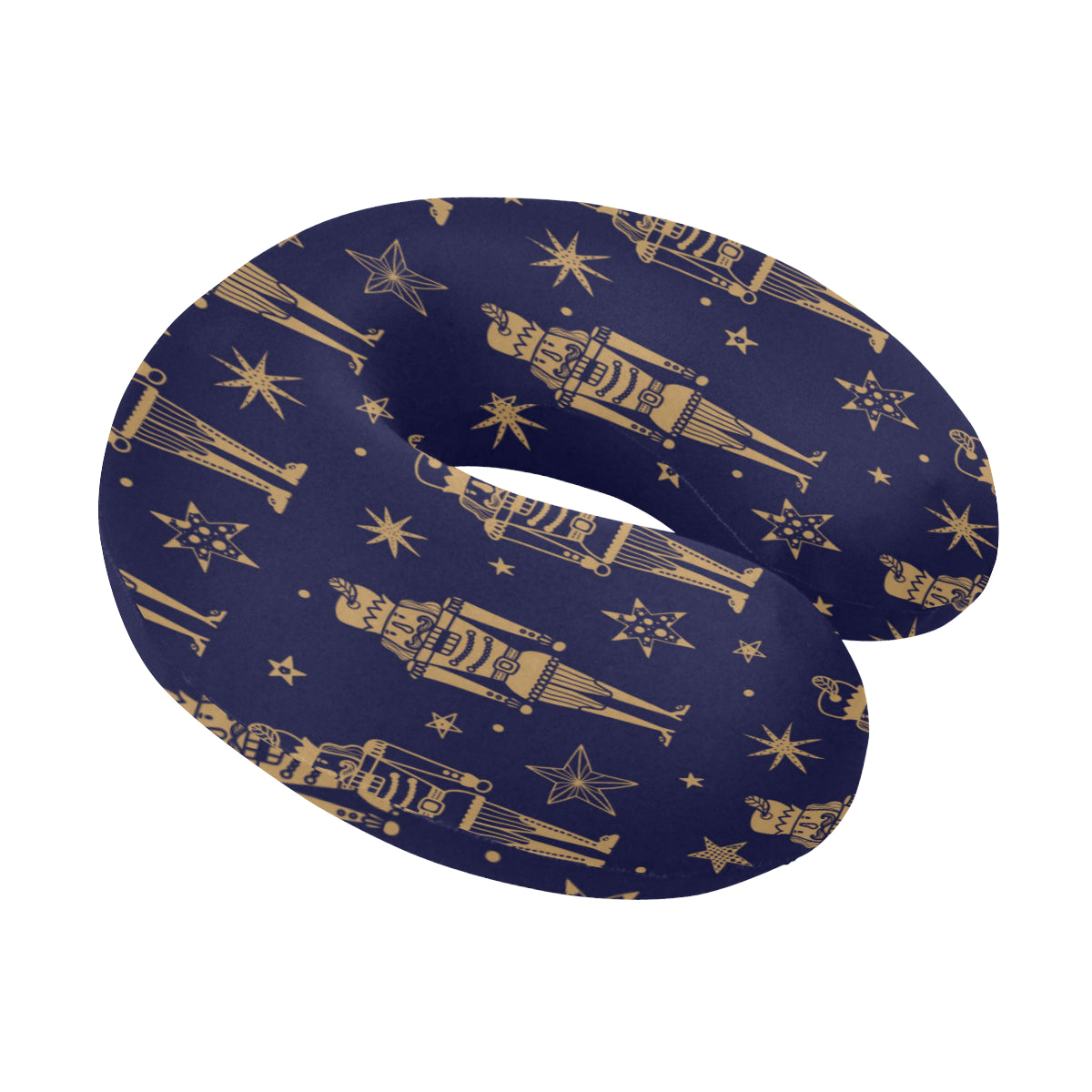 Nutcracker Pattern Print Design A05 U-Shaped Travel Neck Pillow