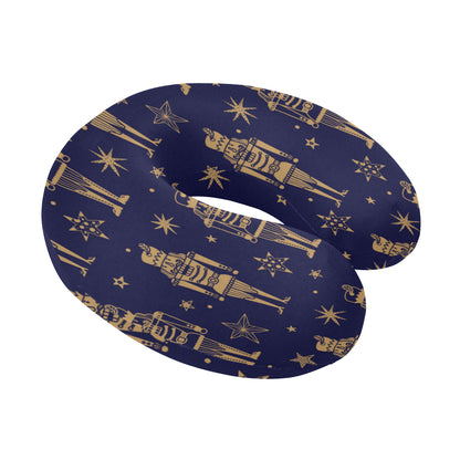 Nutcracker Pattern Print Design A05 U-Shaped Travel Neck Pillow