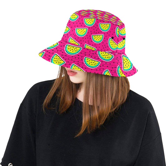 Watermelon Pattern Print Design WM04 Unisex Bucket Hat