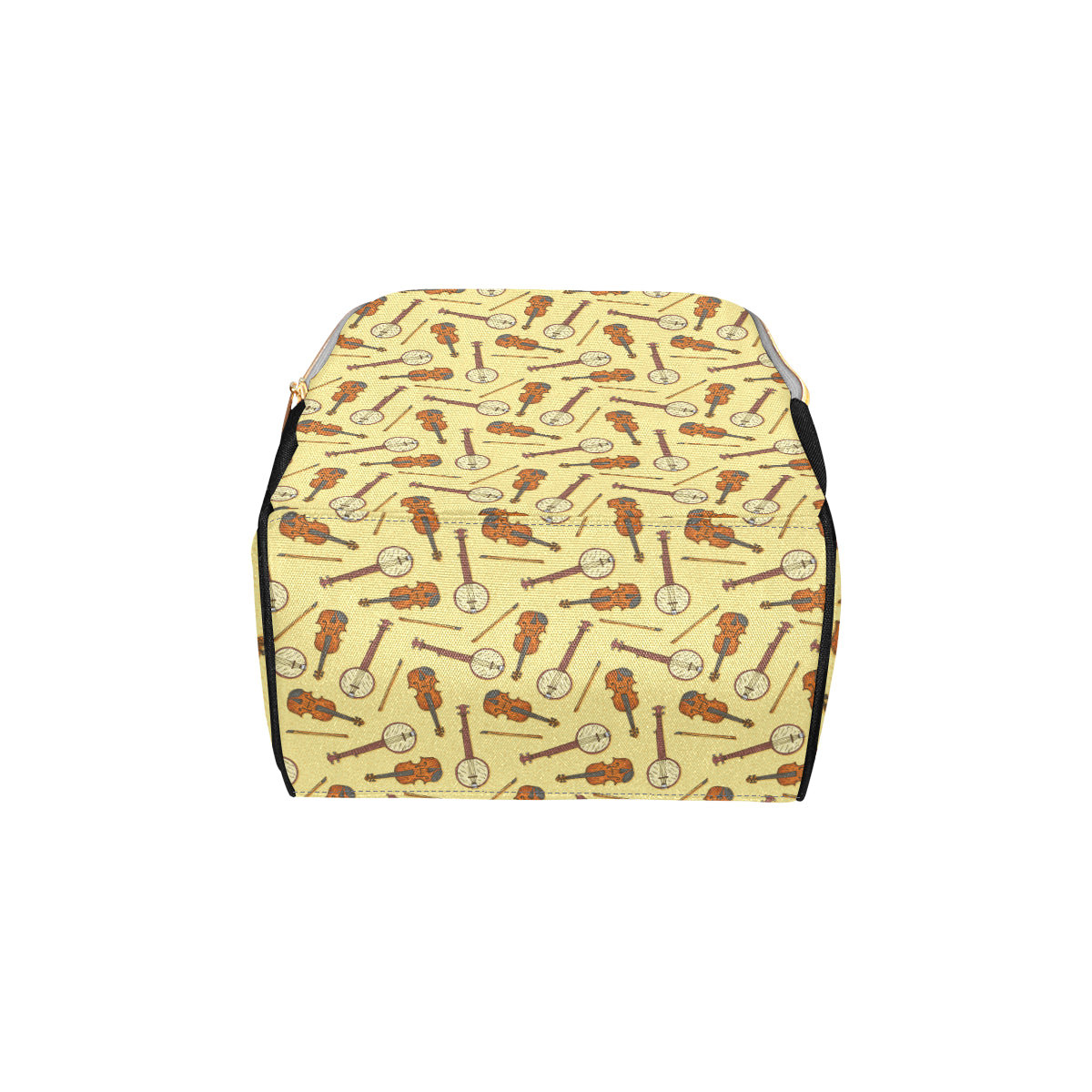 Banjo Violin Pattern Print Design 01 Diaper Bag Backpack