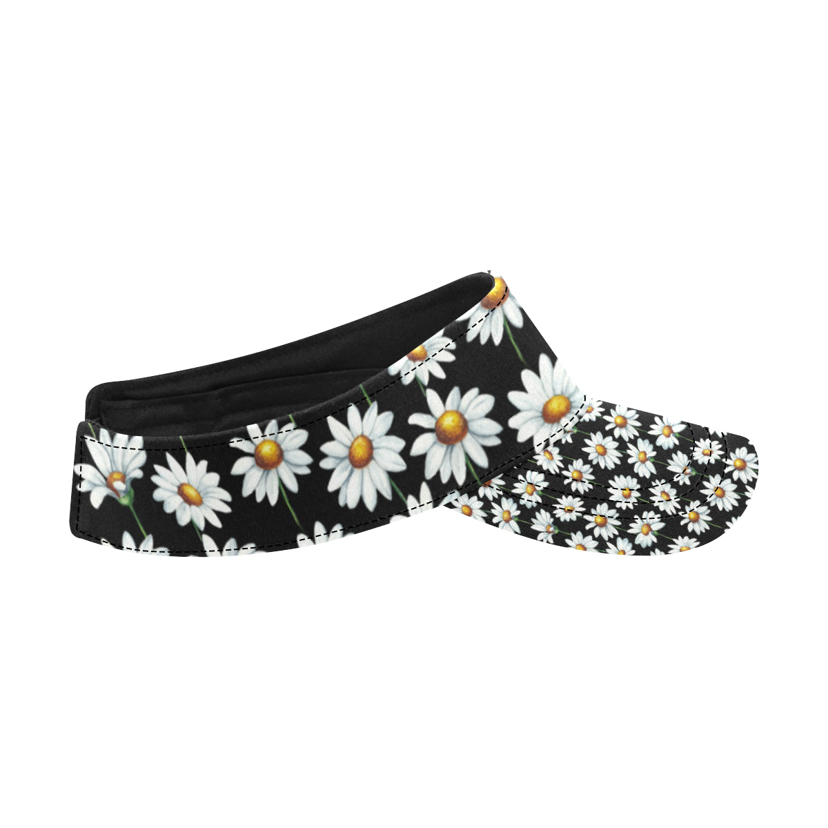 Daisy Print Pattern Unisex Sun Visor