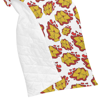 Nachos Pattern Print Design A03 Premium Quilt