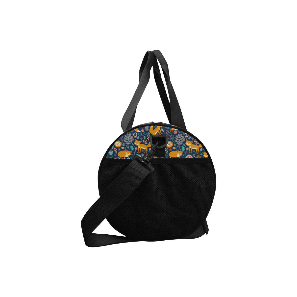 Fox Cute Jungle Print Pattern Travel Duffel Bags