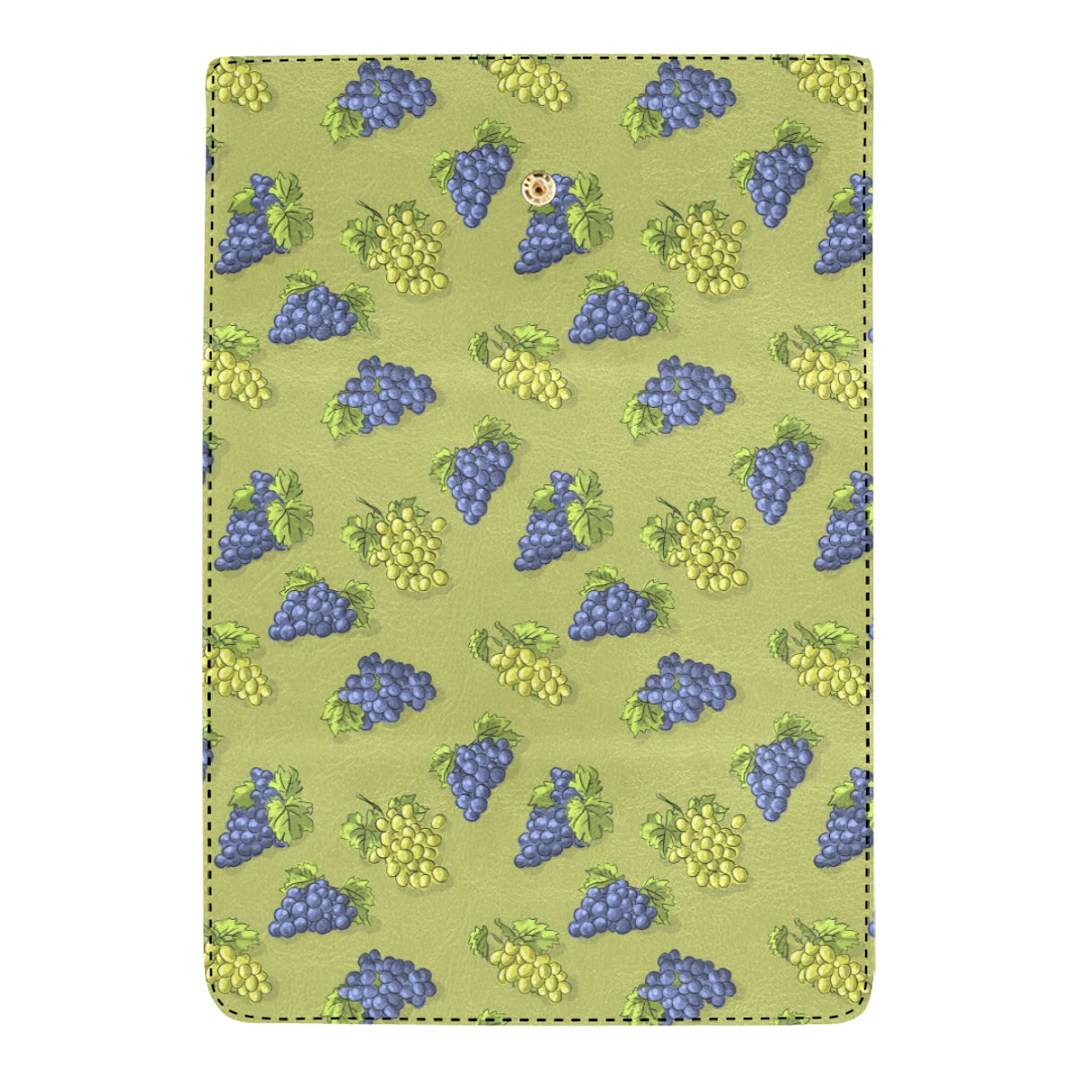 Grape Pattern Print Design GP08 Women's Trifold Wallet