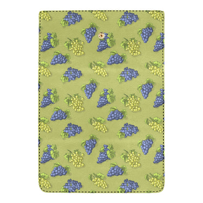 Grape Pattern Print Design GP08 Women's Trifold Wallet