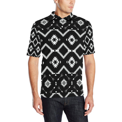 Native Pattern Print Design A04 Men Polo Shirt