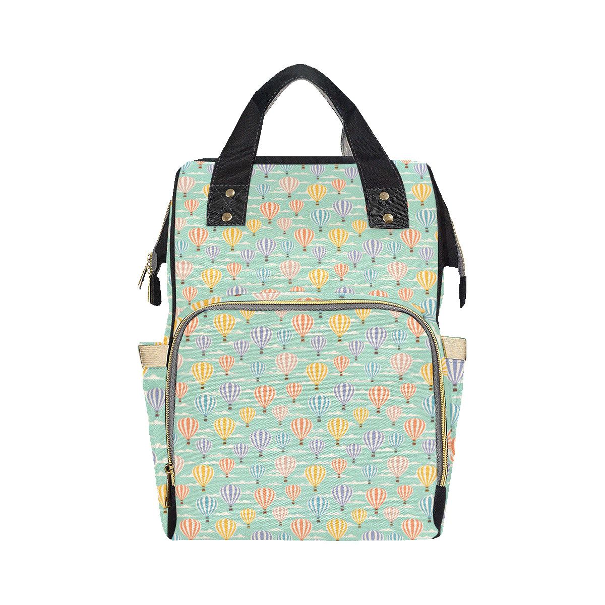 Ballon Pattern Print Design 01 Diaper Bag Backpack