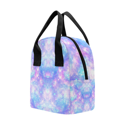 Galaxy Stardust Pastel Color Print Insulated Lunch Bag