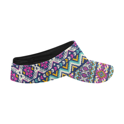 Aztec Pink Geometric Print Pattern Unisex Sun Visor