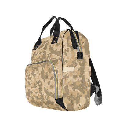 ACU Digital Desert Camouflage Diaper Bag Backpack