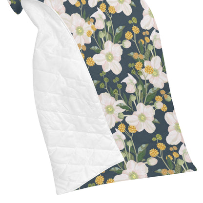Anemone Pattern Print Design AM04 Premium Quilt