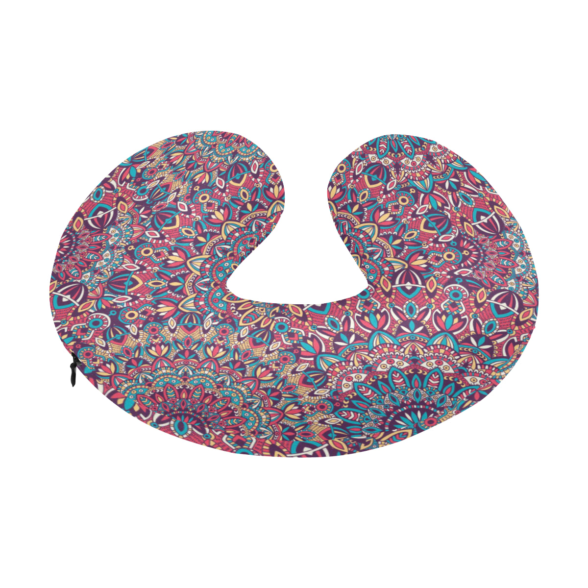Boho Pattern Print Design 05 U-Shaped Travel Neck Pillow