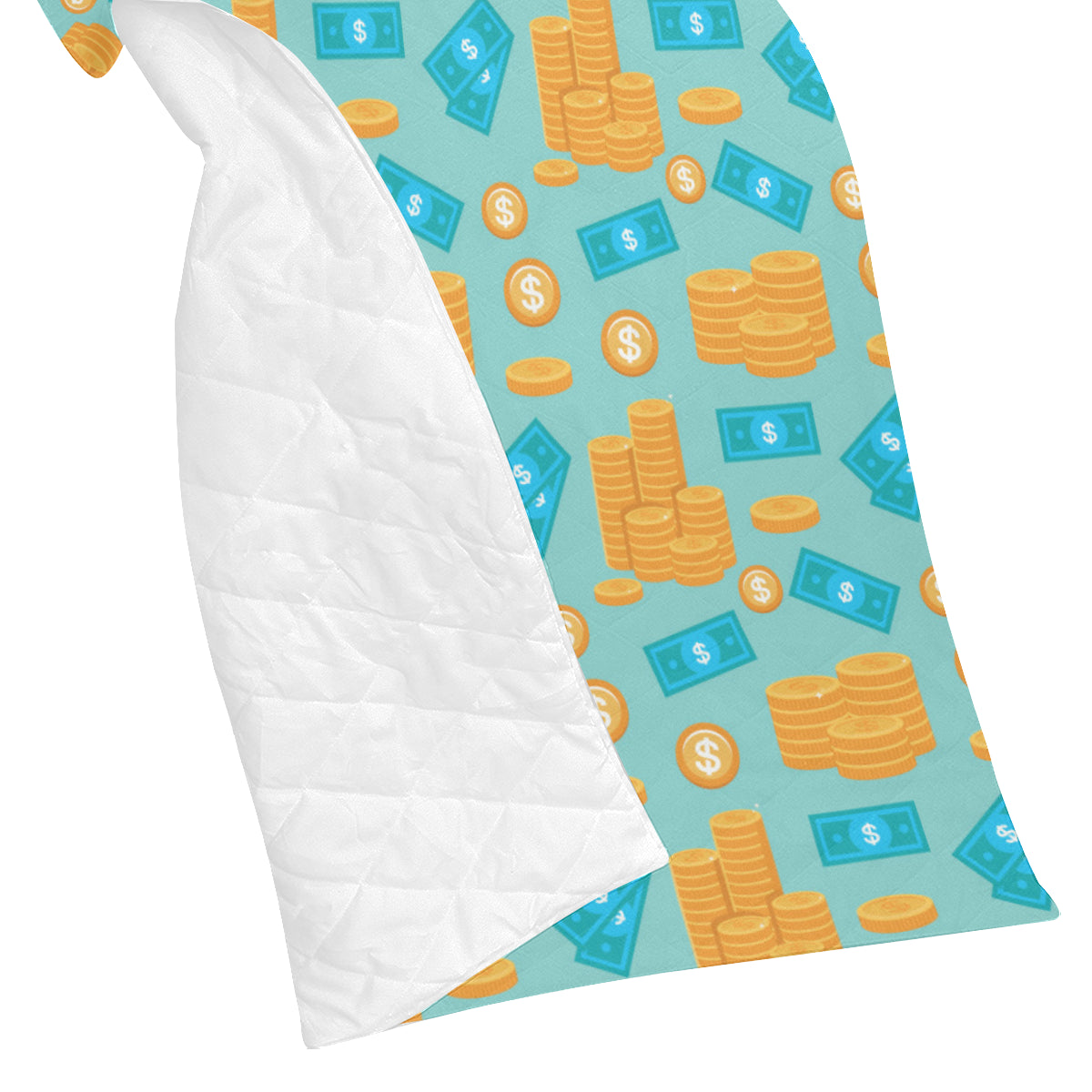 Money Pattern Print Design 03 Premium Quilt