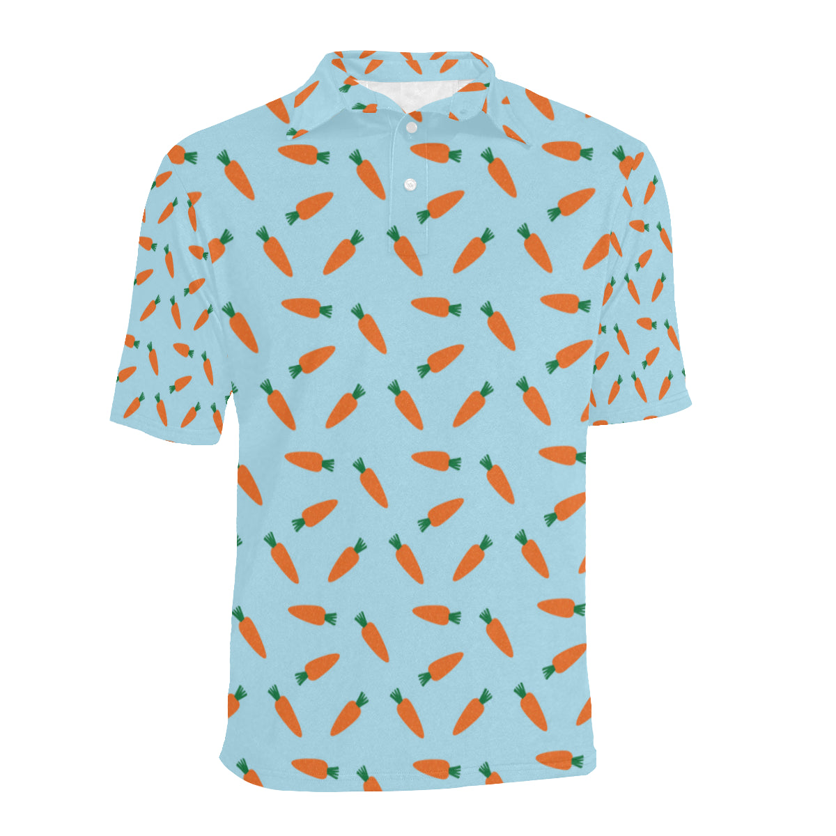 Carrot Pattern Print Design 03 Men Polo Shirt