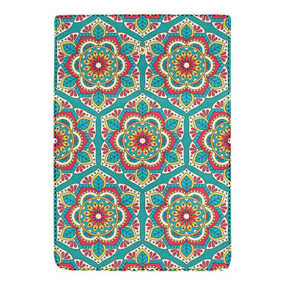 Mandala Pattern Print Design 03 Women's Trifold Wallet