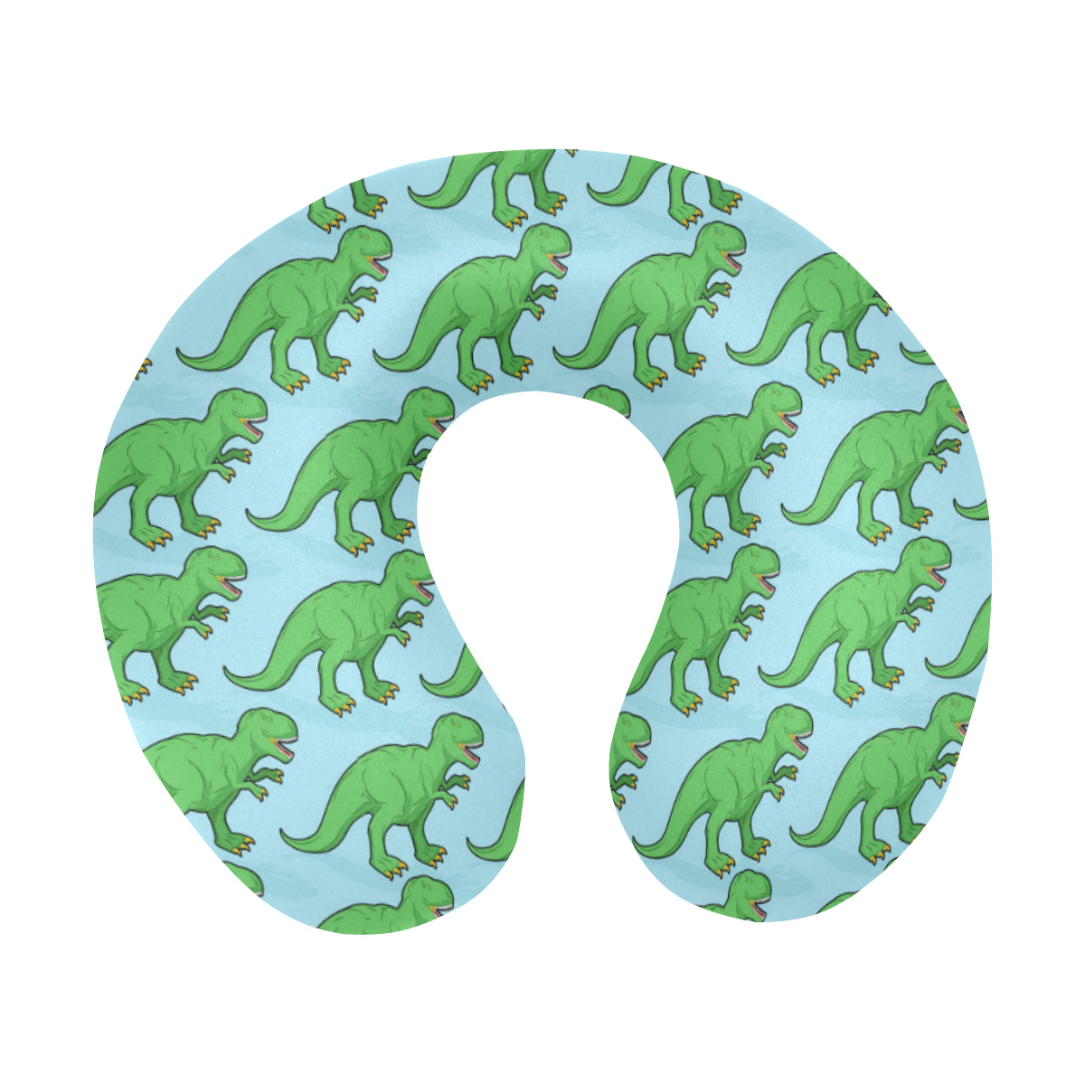 T Rex Pattern Print Design A01 U-Shaped Travel Neck Pillow