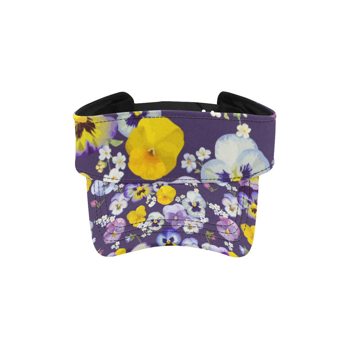 Pansy Pattern Print Design PS02 Unisex Sun Visor