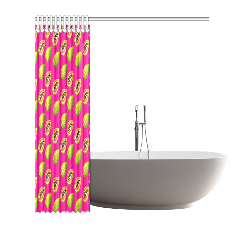 Papaya Pattern Print Design PP02 Shower Curtain