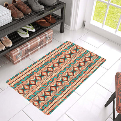 Navajo Western Style Print Pattern Rubber Doormat