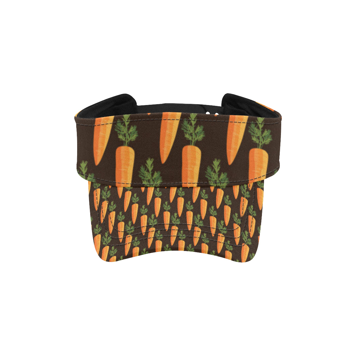 Carrot Pattern Print Design 06 Unisex Sun Visor