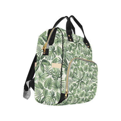 Palm Leaves Pattern Print Design PL014 Diaper Bag Backpack