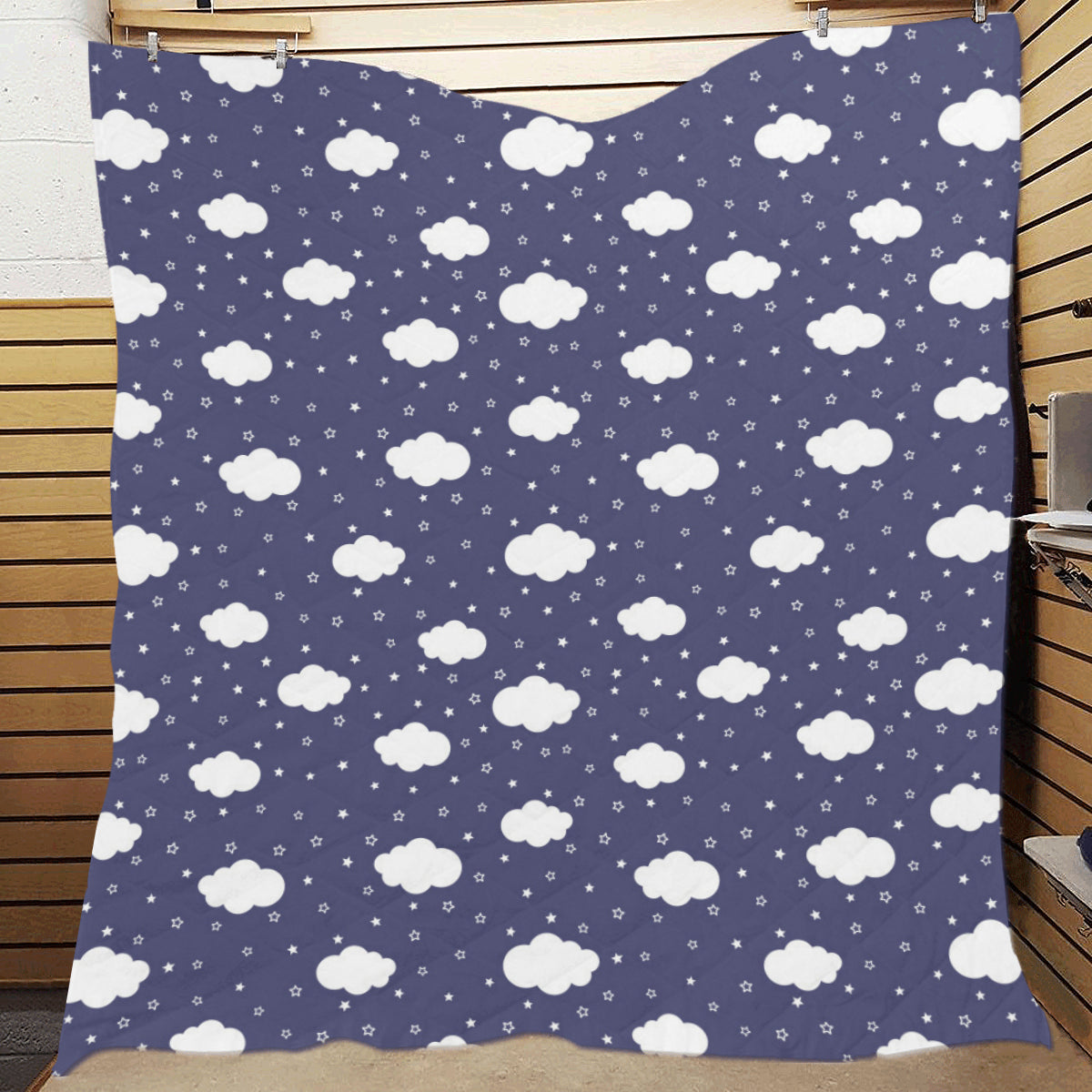 Cloud  Pattern Print Design 03 Premium Quilt