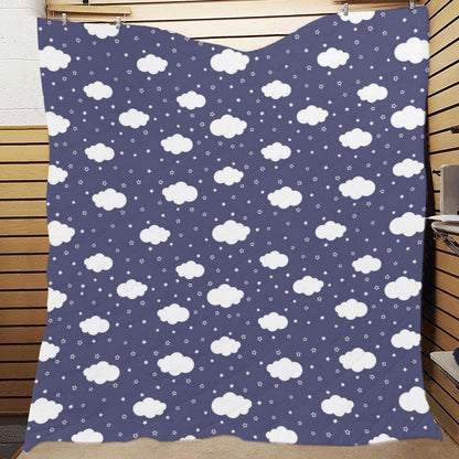 Cloud  Pattern Print Design 03 Premium Quilt