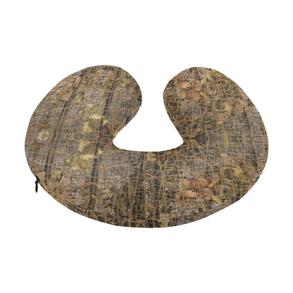 Camouflage Realtree Pattern Print Design 01 U-Shaped Travel Neck Pillow