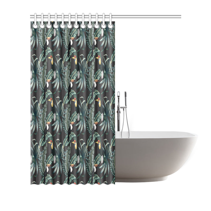 Rainforest Pattern Print Design RF06 Shower Curtain