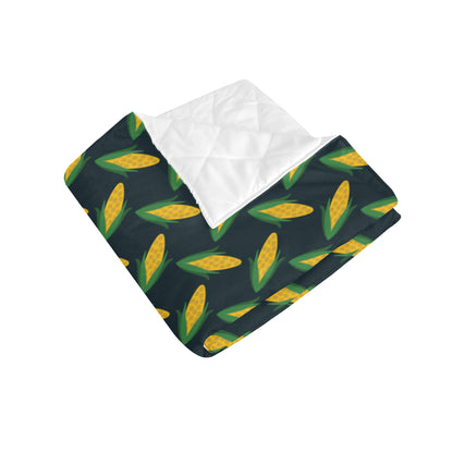 Corn Pattern Print Design 02 Premium Quilt