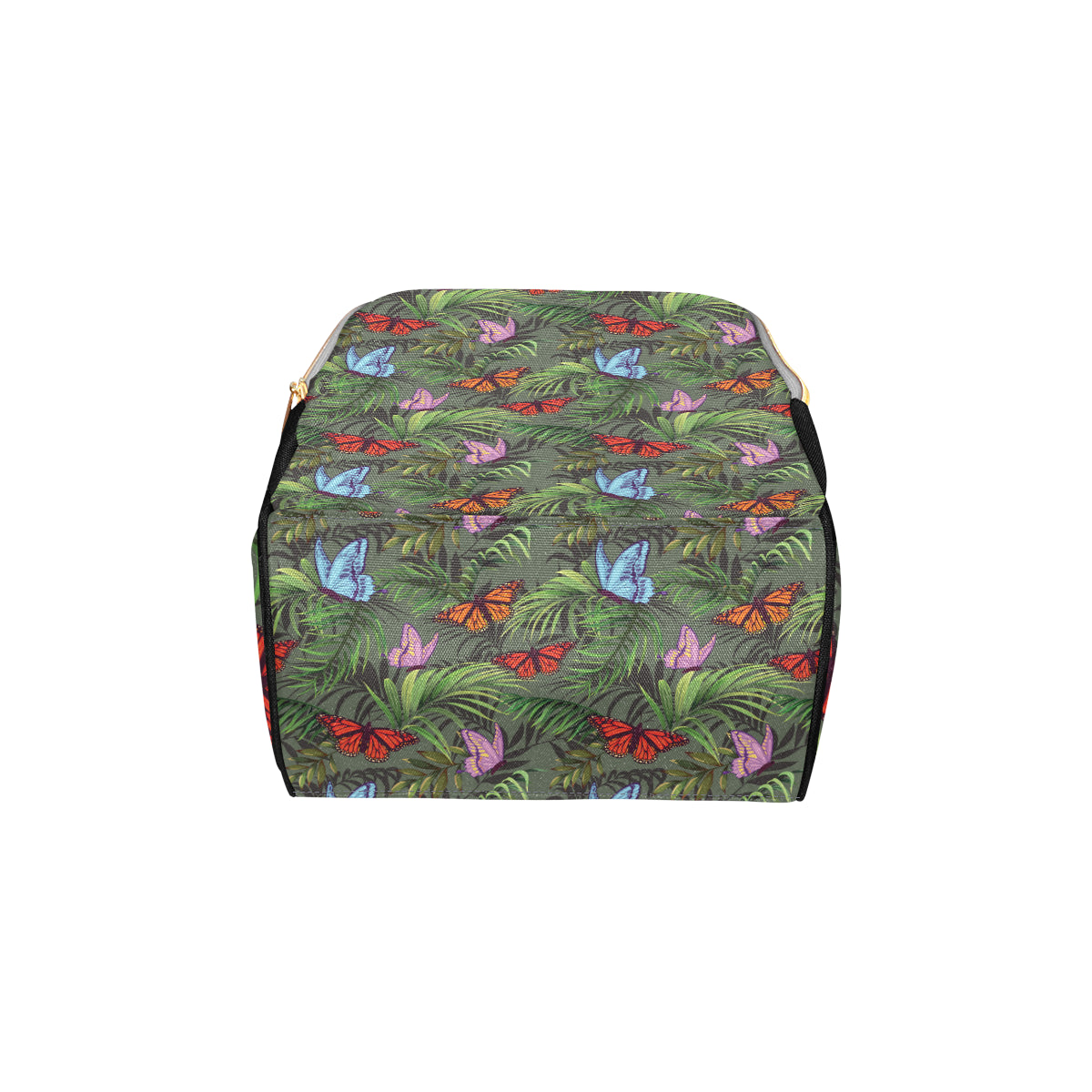 Monarch Butterfly Pattern Print Design 04 Diaper Bag Backpack