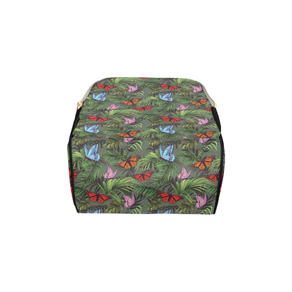 Monarch Butterfly Pattern Print Design 04 Diaper Bag Backpack