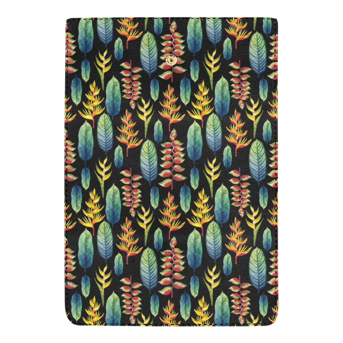 Heliconia Pattern Print Design HL03 Women's Trifold Wallet